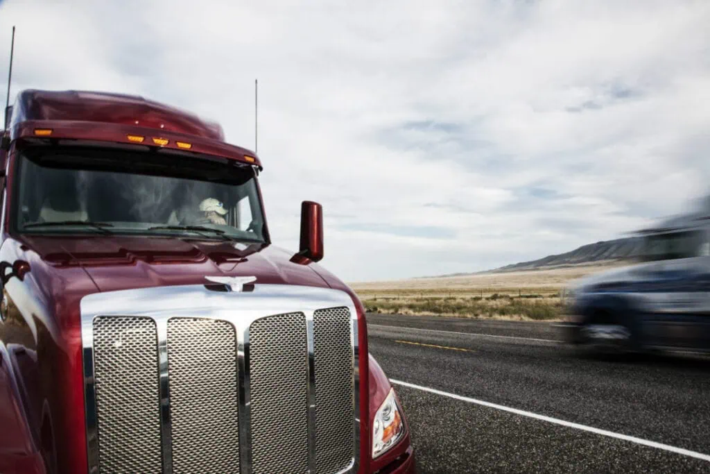 Closeup of a truck